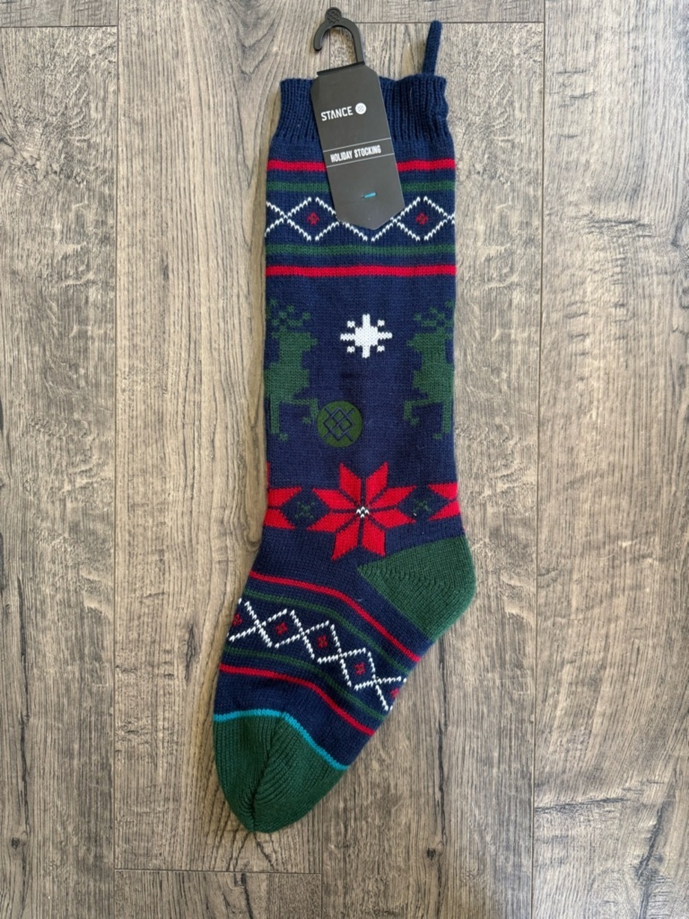 Stance New Prancer Holiday Stocking- Navy